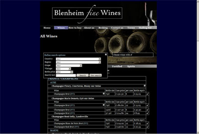 Blenheim Fine Wines